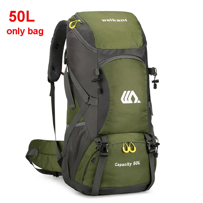 50L Travel Backpack Camping Men Large Hiking Bag Tourist Rucksack Waterproof Outdoor Sports Climbing Mountaineering Bag Luggage 10