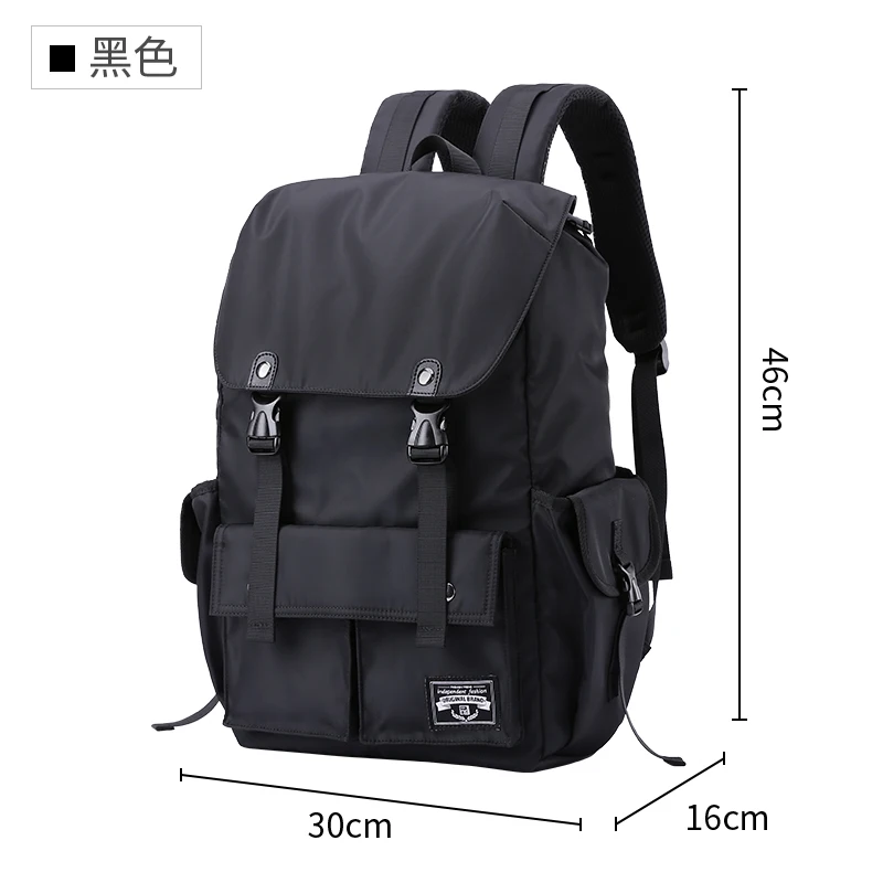 Fashion Drawstring Backpack for Men Oxford Waterproof 17.3 inch Laptop Mochila Large Capacity Travel Durable College Backpack 8